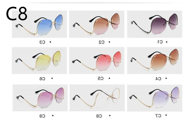 Ladies Round Sunglasse Glasses Women