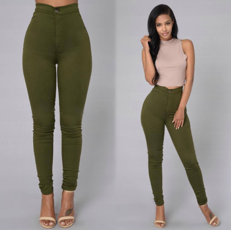 Casual Fashion Multi-Color Slim Slimming Pants