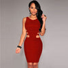 New Bandage Dresses For Women Black Sexy Sleeveless Ladies