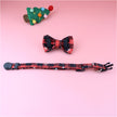 Pet Supplies Cat Bow Detachable Christmas