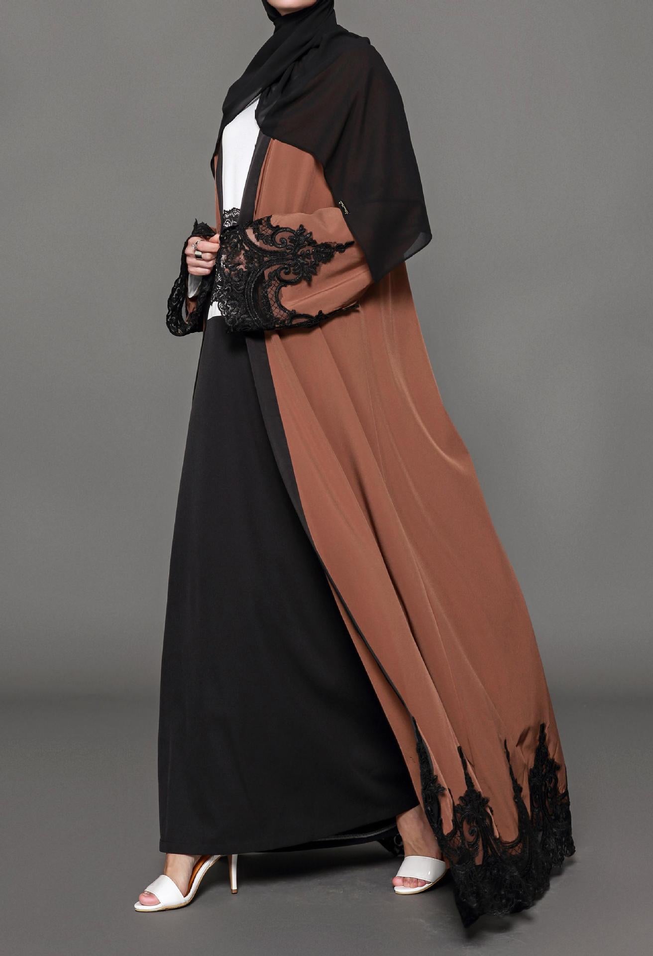 Fashion Robe Dark Brown Large Dress