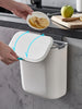 Kitchen Trash Can Wall-mounted Household Kitchen Waste Storage Bin With Lid