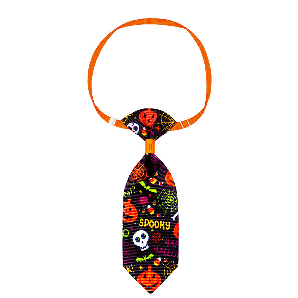 The New Wonderland Pet Halloween Series Of Halloween Skull And Necktie