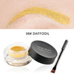 12 Color Super Waterproof Eyebrow Cream Professional Black Color Eyebrow Gel Brow Tint Long Lasting With Makeup Brush