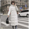 Women's thick over-the-knee plus size cotton coat