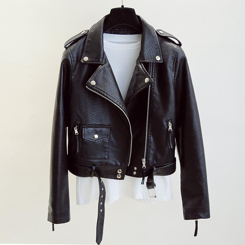 Women's Short Leather Jacket