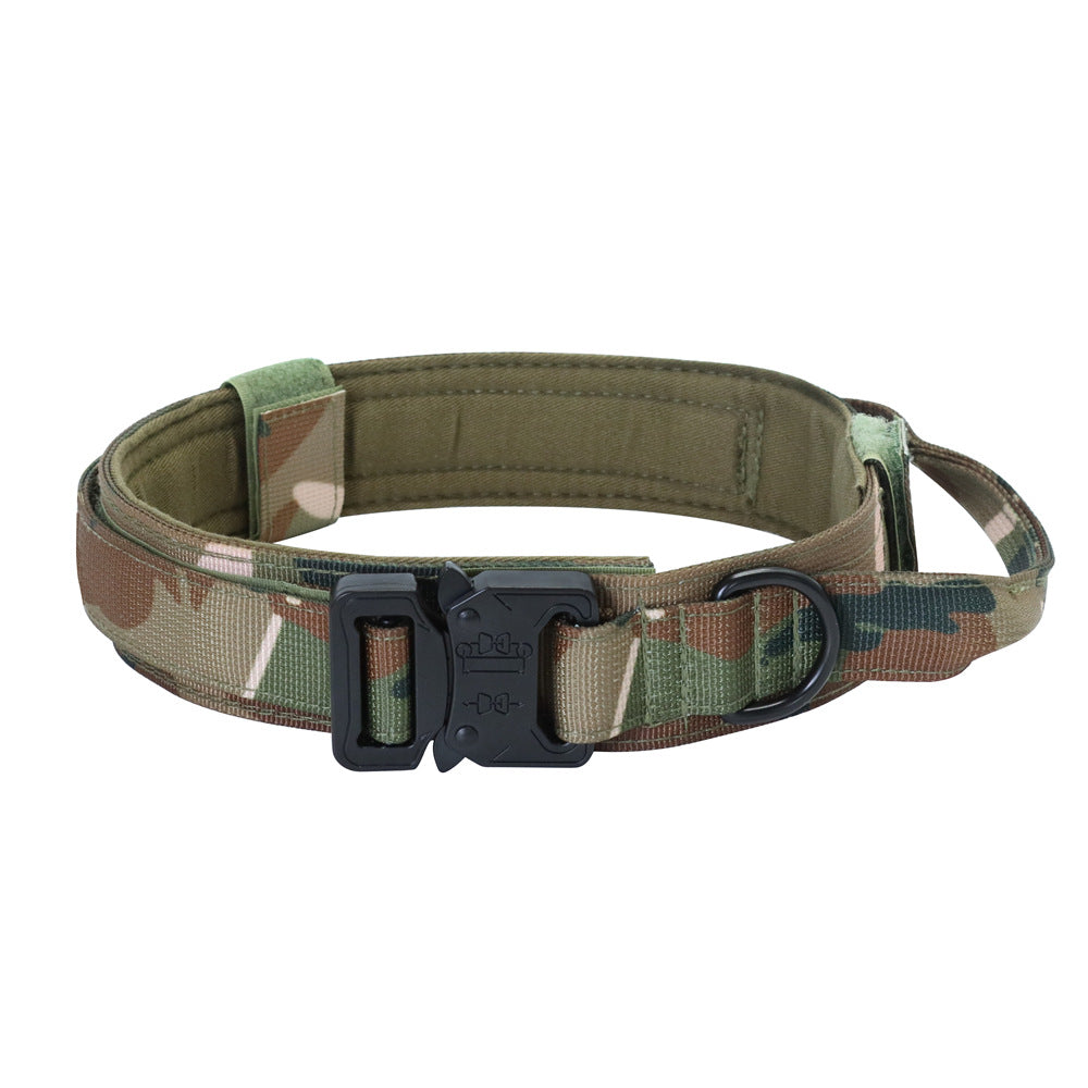 Pet Tactical Dog Collar And Leash Set  Adjustable