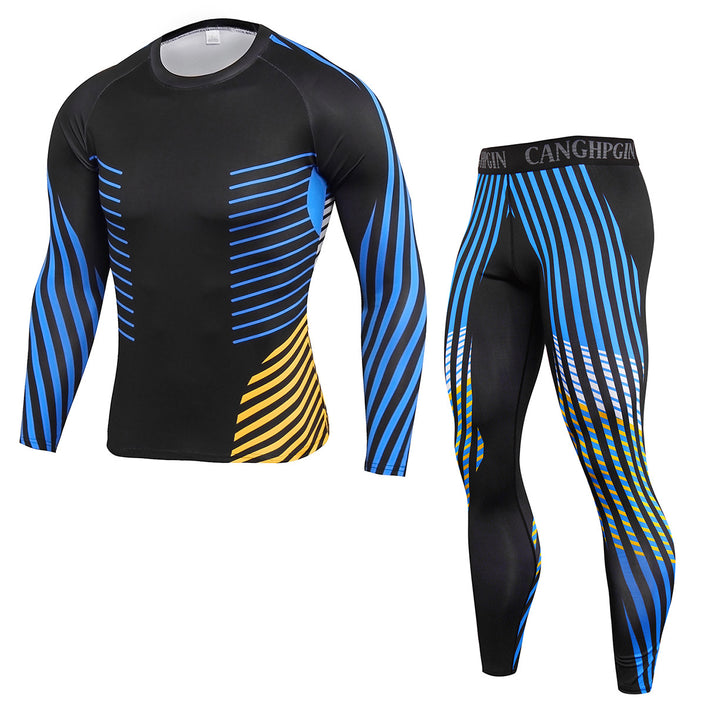 Men's PRO Tight Fitness Sports Training Suit Stretch