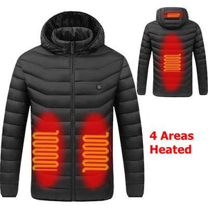 Winter Smart Heating Cotton USB Charging Heating Cotton Men's Jacket