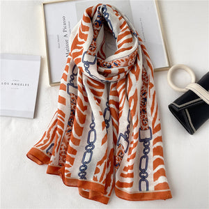 Ladies Decorative Accessories Printed Fashion Scarf