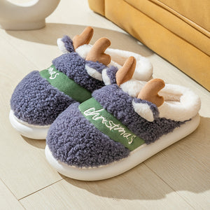 Non-slip Indoor Home Couple Cute Platform Slippers