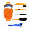 Bicycle maintenance cleaning tool set