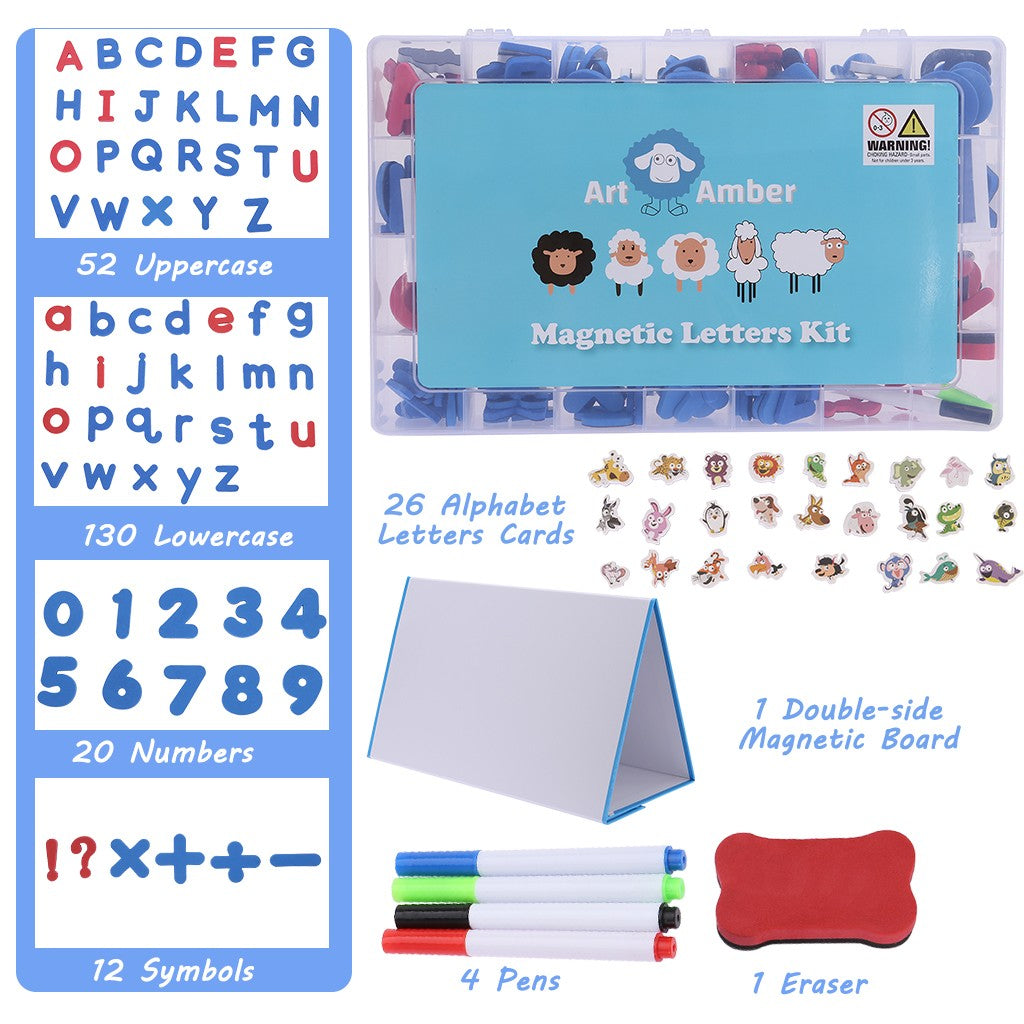 Magnetic Letters Set - Classroom Educational Alphabet Magnets Kit