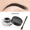 12 Color Super Waterproof Eyebrow Cream Professional Black Color Eyebrow Gel Brow Tint Long Lasting With Makeup Brush