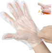 Alpscommerce (Bynetta)  Disposable Gloves Food Duck Neck Fried Chicken Crayfish Transparent New PE Plastic Gloves