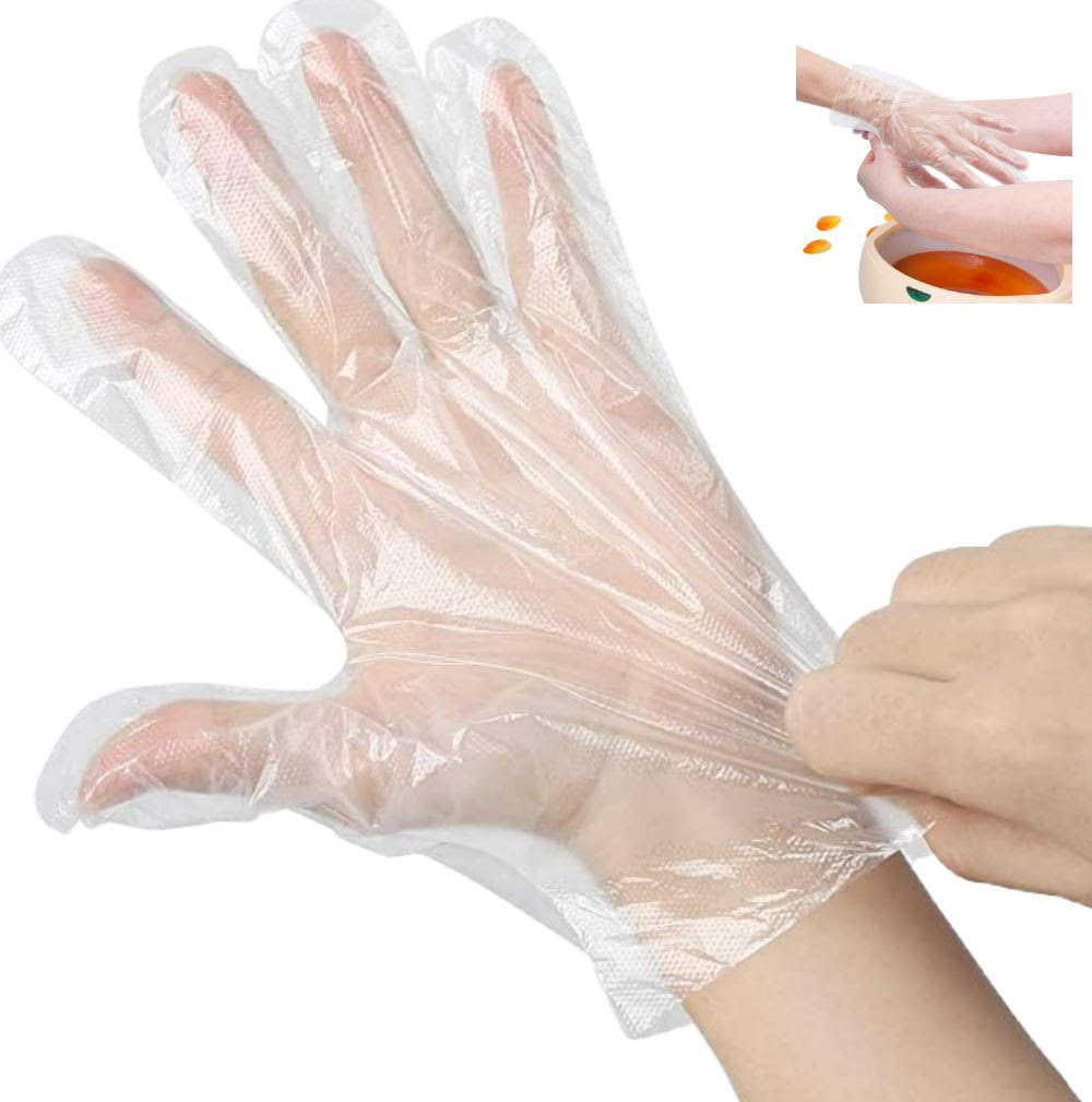 Alpscommerce (Bynetta)  Disposable Gloves Food Duck Neck Fried Chicken Crayfish Transparent New PE Plastic Gloves